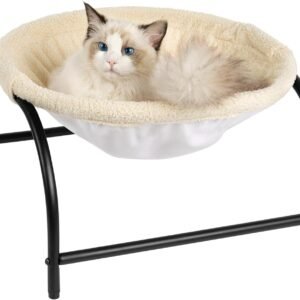 Cat Bed — Airy Fabric Cot — Beige