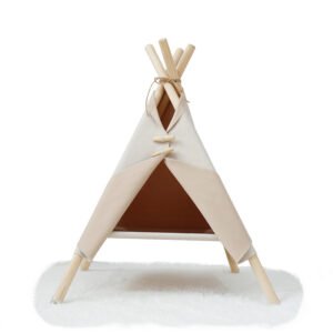 Cat Tent Bed — Canvas Hideaway — product view